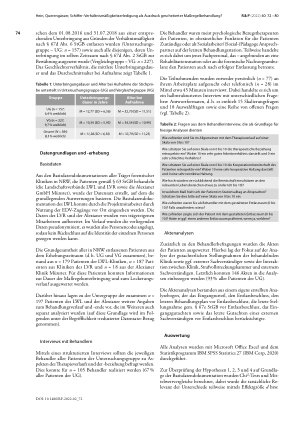 Vorschauseite 3: Verhältnismäßigkeitserledigung als Ausdruck gescheiterter Maßregelbehandlung? Eine Analyse von Therapieverläufen