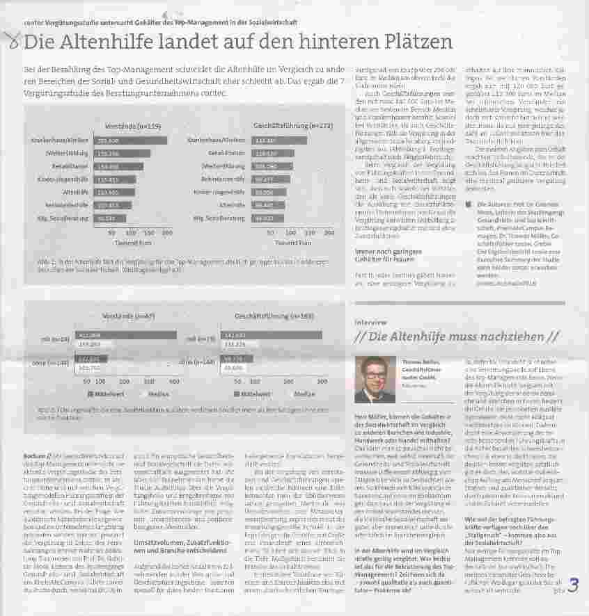 Vorschauseite 1: Die Altenhilfe landet auf den hinteren Plätzen