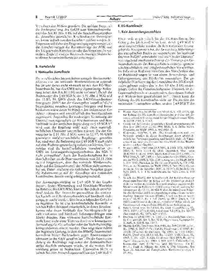 Vorschauseite 2: Rabattverträge zwischen Krankenkassen und pharmazeutischen Unternehmen