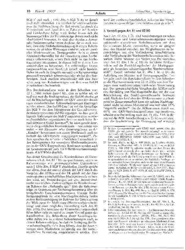 Vorschauseite 4: Rabattverträge zwischen Krankenkassen und pharmazeutischen Unternehmen