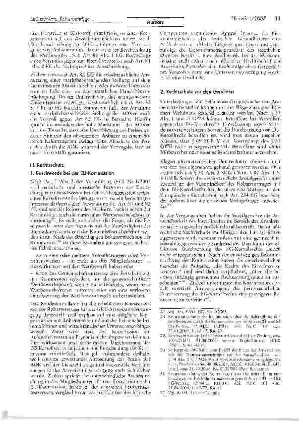 Vorschauseite 5: Rabattverträge zwischen Krankenkassen und pharmazeutischen Unternehmen