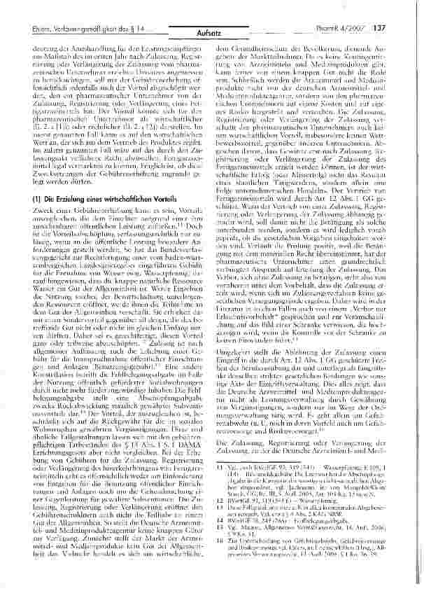 Vorschauseite 5: Die Verfassungsmäßigkeit des § 14 Absatz 2 Satz 4 desRegierungsentwurfs eines Gesetzes zur Errichtung einer Deutschen Arzneimittelund Medizinprodukteagentur