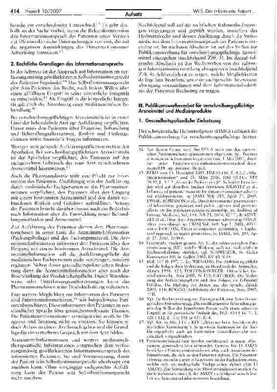 Vorschauseite 3: Der informierte Patient ist der beste Patient