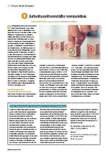 Vorschauseite 1: Arbeitszeitverstöße vermeiden