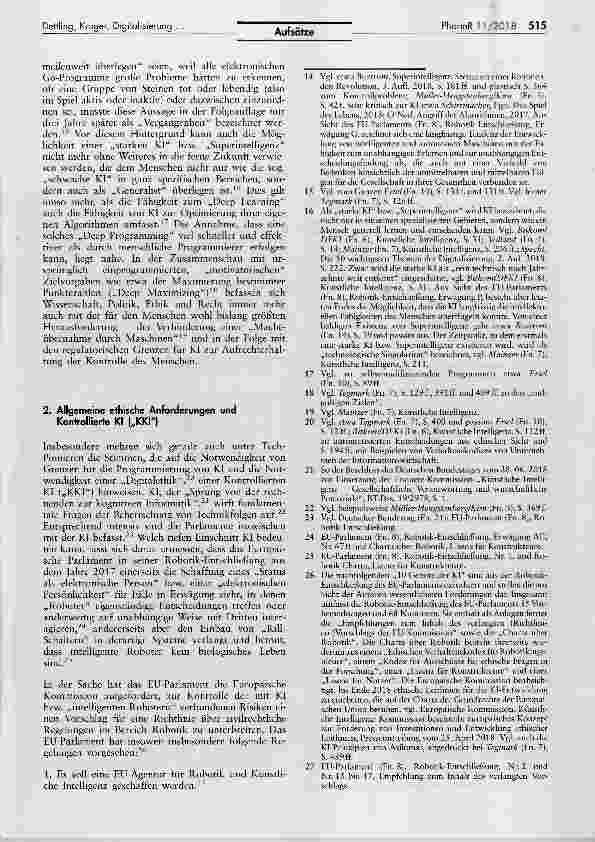 Vorschauseite 3: Digitalisierung, Algorithmisierung und Künstliche Intelligenz imPharmarecht