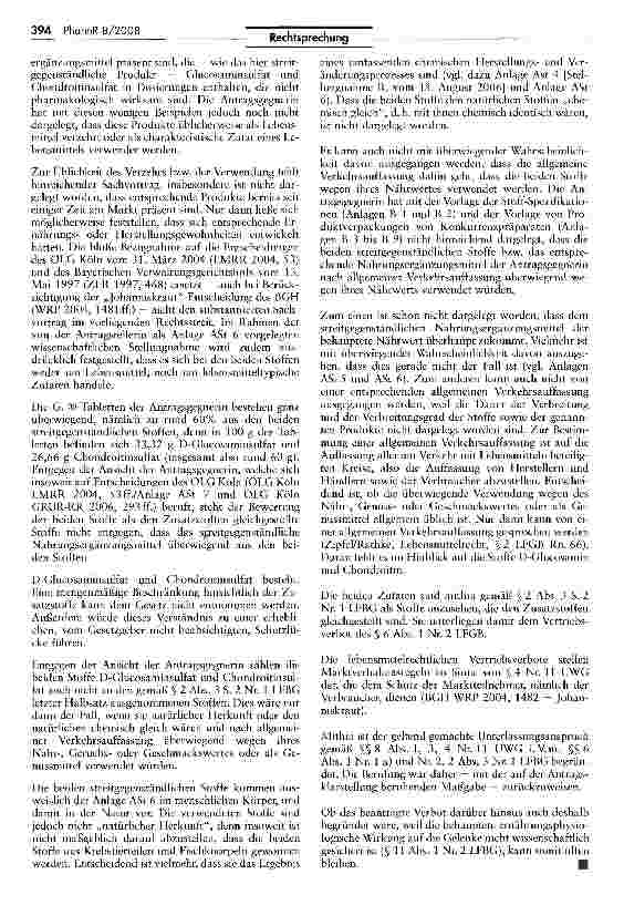 Vorschauseite 3: Abgrenzung Arzneimittel/Lebensmittel