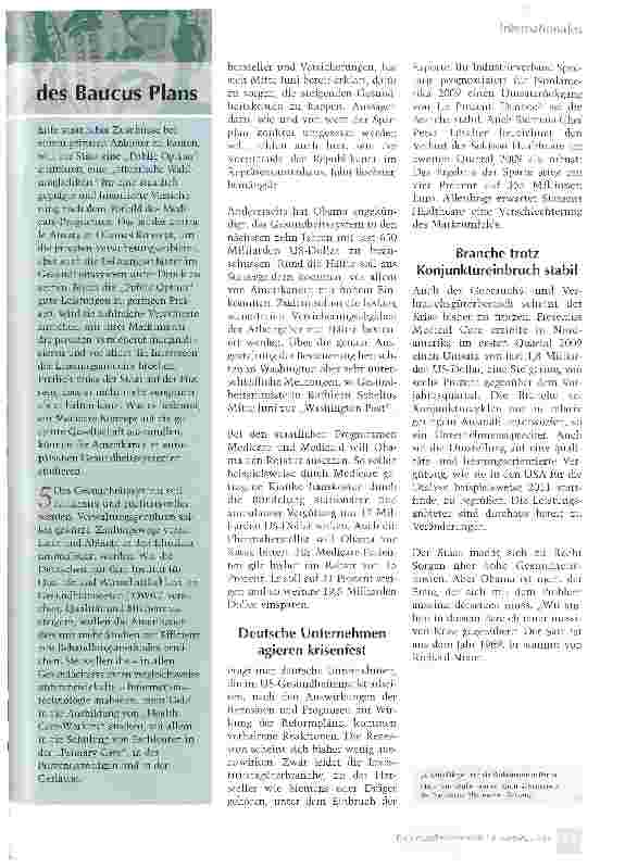 Vorschauseite 5: Amerika vor der Gesundheitsreform