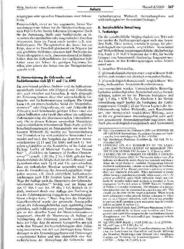 Vorschauseite 3: Bedeutung der zugelassenen Indikation eines Arzneimittels im Sozial-, Arzneimittelund Wettbewerbsrecht