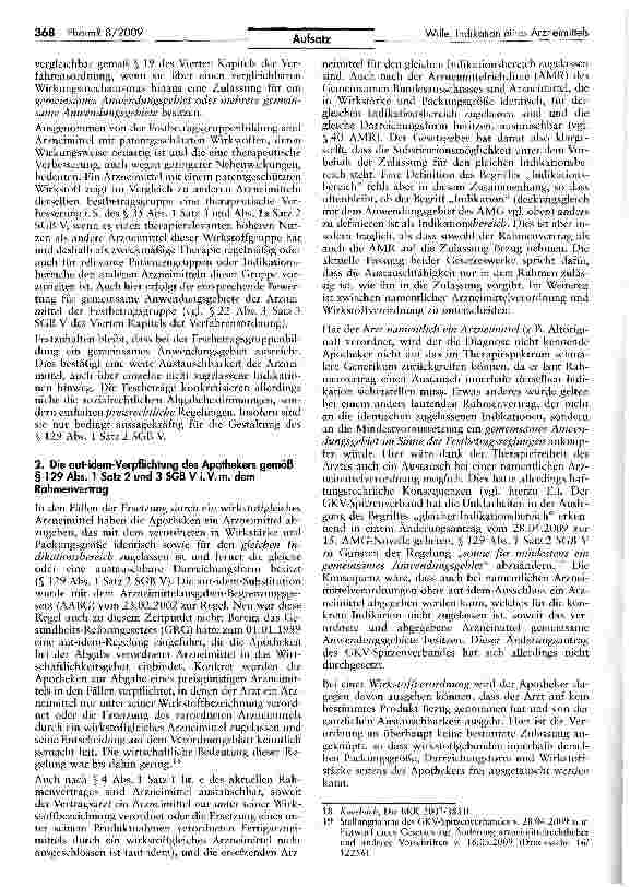Vorschauseite 4: Bedeutung der zugelassenen Indikation eines Arzneimittels im Sozial-, Arzneimittelund Wettbewerbsrecht