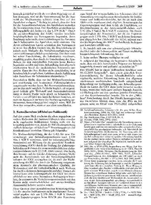 Vorschauseite 5: Bedeutung der zugelassenen Indikation eines Arzneimittels im Sozial-, Arzneimittelund Wettbewerbsrecht