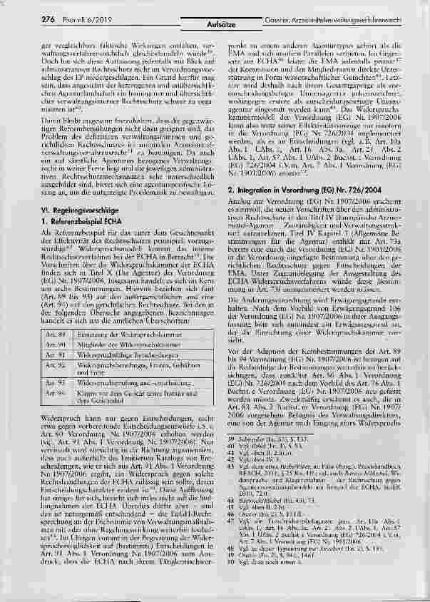Vorschauseite 4: Europäisches Arzneimittelverwaltungsverfahrensrecht - Praxisdefizite undReformoptionen (Teil 2)