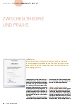 Vorschauseite 1: Zwischen Theorie und Praxis