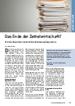 Vorschauseite 1: Das Ende der Zettelwirtschaft?