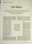 Vorschauseite 1: Die Bilanz