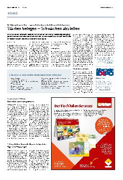 Vorschauseite 1: Stärken belegen – Schwächen abstellen