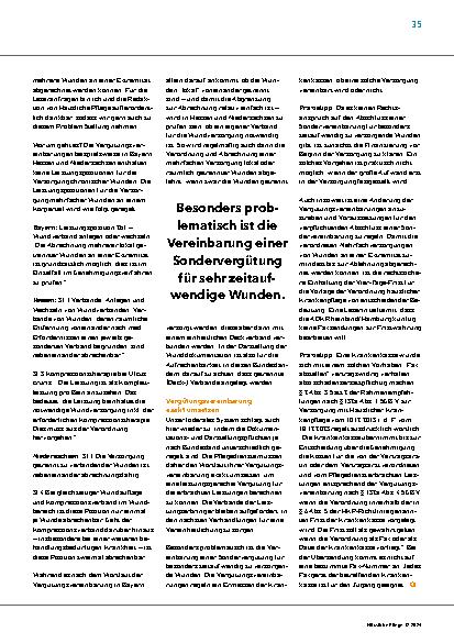 Vorschauseite 2: Die Versorgung mehrerer Wunden an einem Körperteil.