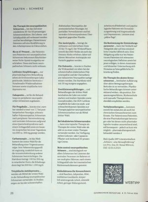 Vorschauseite 2: " Fakten " Schmerz