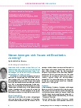 Vorschauseite 1: Warum bewegen sich Frauen mit Brustkrebs zu wenig? Systematischer Review