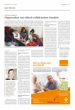 Vorschauseite 1: Serie: Ethik in der Pflege, Teil 2 Organisation von ethisch reflektiertem Handeln