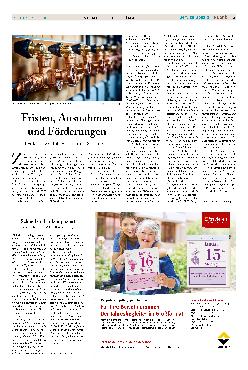 Vorschauseite 1: Fristen, Ausnahmen und Förderungen