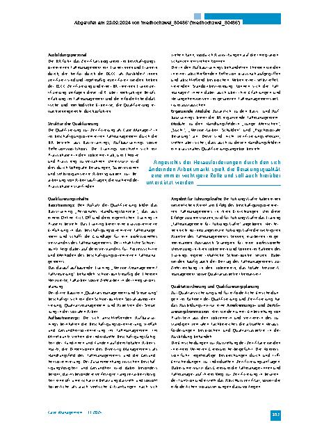 Vorschauseite 4: Das beschäftigungsorientierte Fallmanagement in der Bundesagentur für Arbeit (BA)
