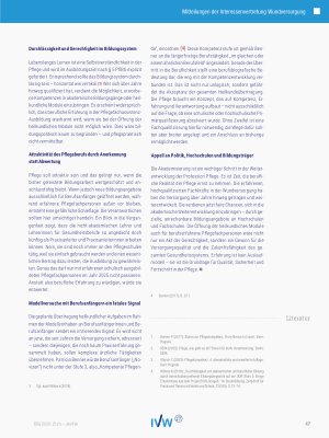 Vorschauseite 2: Bildungsabschlüsse und Aufgaben in der Wundversorgung – was kommt nun?