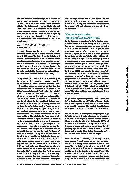 Vorschauseite 4: Leistungserfassung auf der Intensivstation – quo vadis?