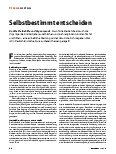 Vorschauseite 1: Selbstbestimmt entscheiden