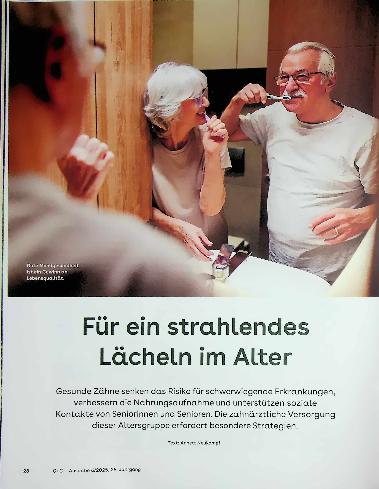 Vorschauseite 1: Für ein strahlendes Lächeln im Alter