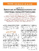 Vorschauseite 1: Beratung im Förderschwerpunkt emotional-soziale Entwicklung