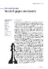 Vorschauseite 1: Verstoß gegen das Gesetz