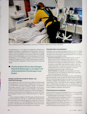 Vorschauseite 2: Passive Exoskelette sinnvoll einsetzen