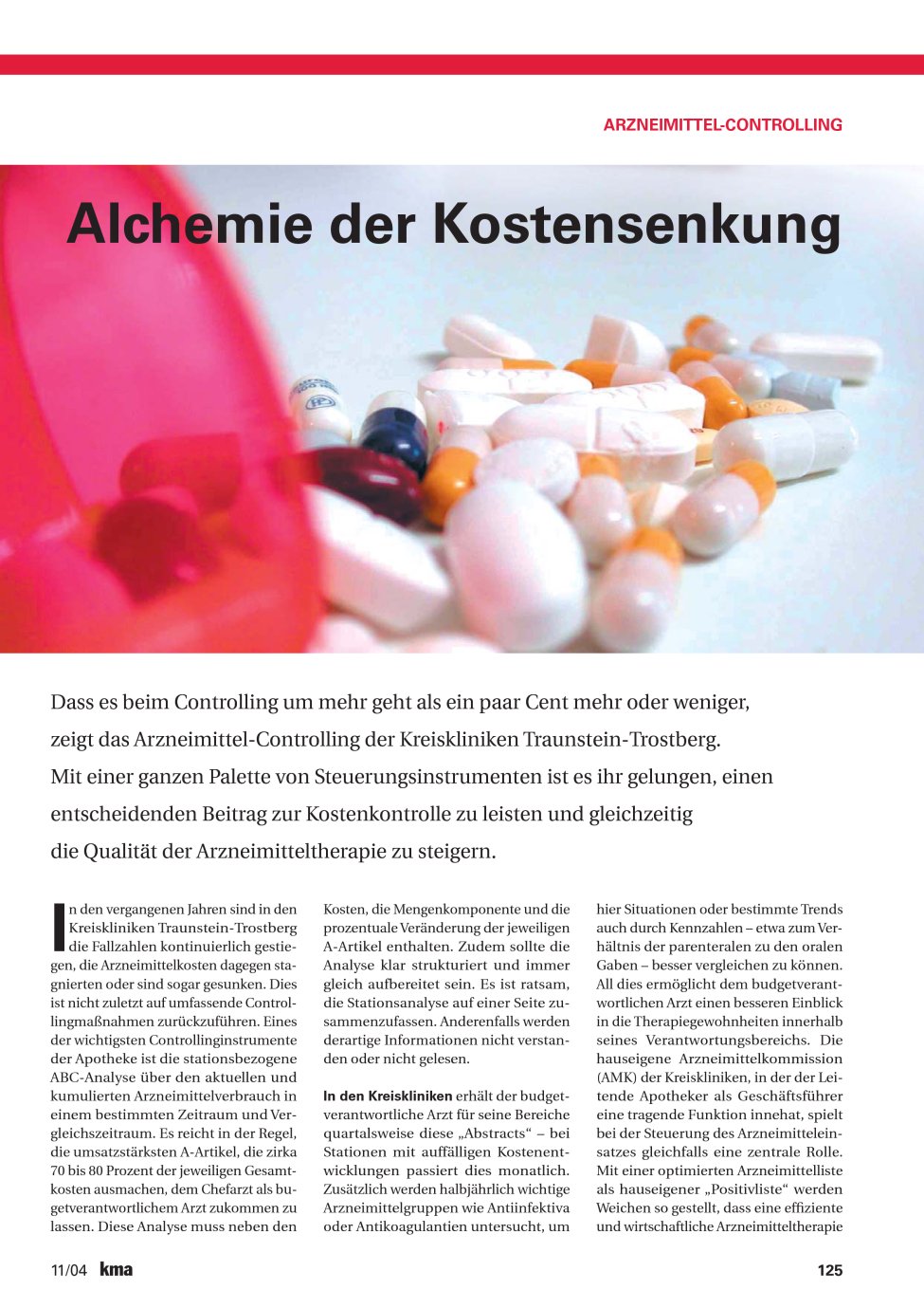 Vorschauseite 1: Alchemie der Kostensenkung