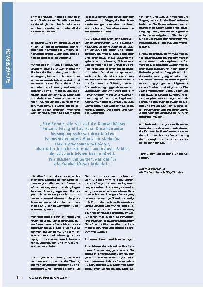 Vorschauseite 3: Zu kurz gedacht – Reform ohne Plan?