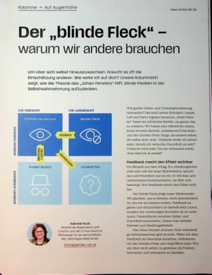 Vorschauseite 1: Der „blinde Fleck“ - warum wir andere brauchen