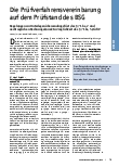 Vorschauseite 1: Die Prüfverfahrensvereinbarung auf dem Prüfstand des BSG