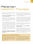 Vorschauseite 2: Covid-19-Patienten benötigen weiterhin Therapie.