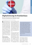 Vorschauseite 1: Digitalisierung im Krankenhaus: Was kann Deutschland von Dänemark lernen?