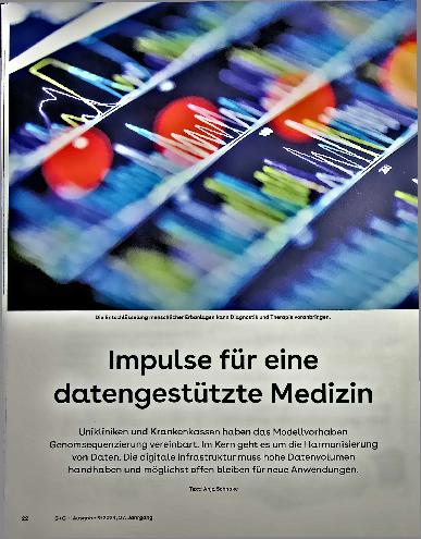 Vorschauseite 1: Impulse für eine datengestützte Medizin