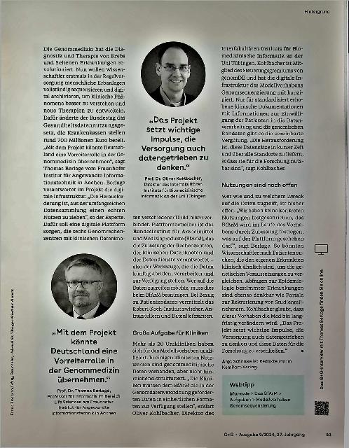 Vorschauseite 2: Impulse für eine datengestützte Medizin