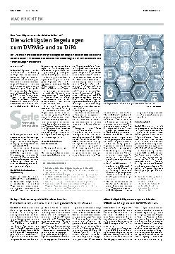 Vorschauseite 1: Die wichtigsten Regelungen zum DVGPMG und zu DiPA