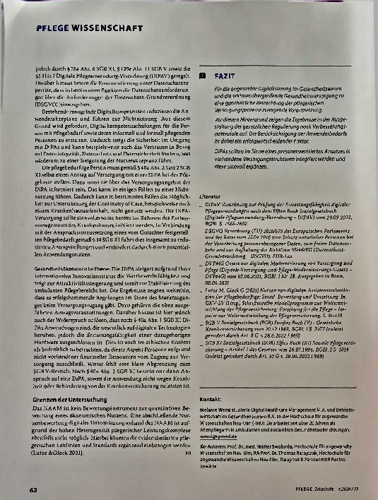 Vorschauseite 3: DiPA - Optimierungsbedarf auf vielen Ebenen