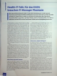 Vorschauseite 1: Health-IT-Talk: Für das KHZG brauchen IT-Manager Fantasie