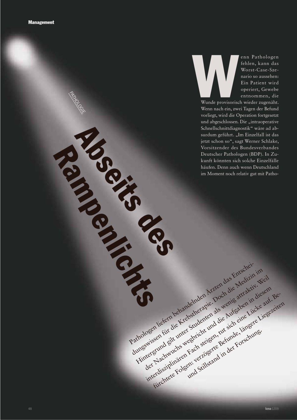 Vorschauseite 1: Abseits des Rampenlichts