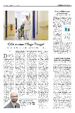 Vorschauseite 1: Gibt es eine Pflege-Triage?