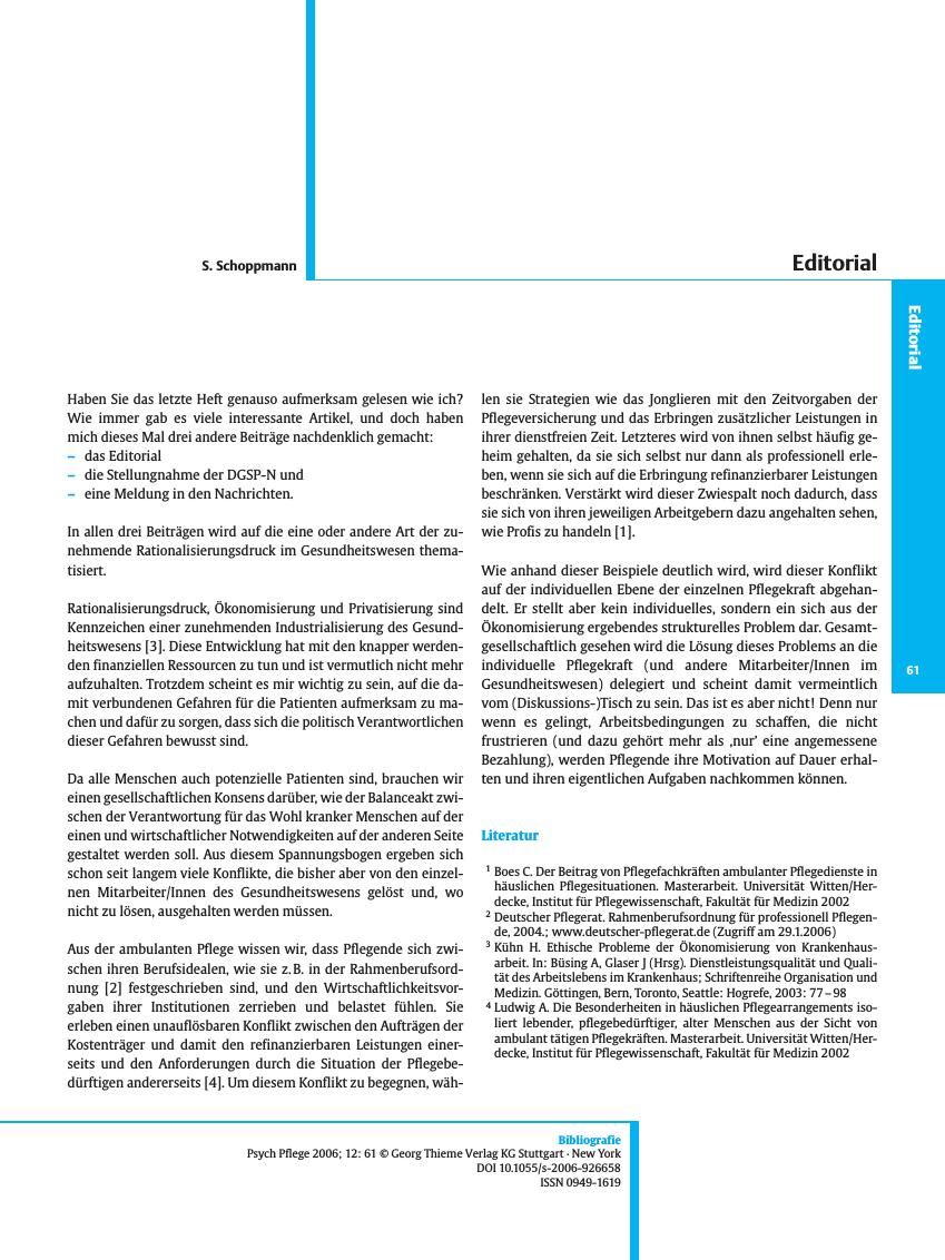 Vorschauseite 1: Editorial