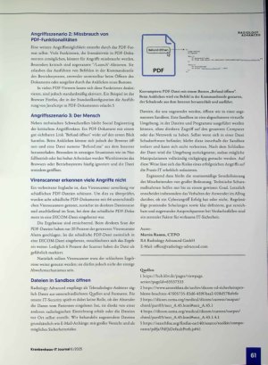 Vorschauseite 2: Versteckte Risiken in DICOM-Dateien: Warum PDF-Inhalte eine unterschätzte Bedrohung darstellen