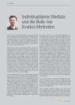 Vorschauseite 1: Individualisierte Medizin und die Rolle von In-silico-Methoden