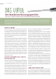 Vorschauseite 1: Das Urteil des Bundesverfassungsgerichts zum § 217 StGB erschüttert das humanistische Menschenbild.