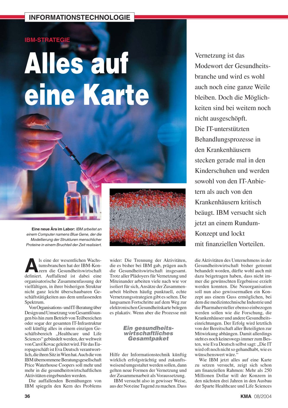 Vorschauseite 1: Alles auf eine Karte